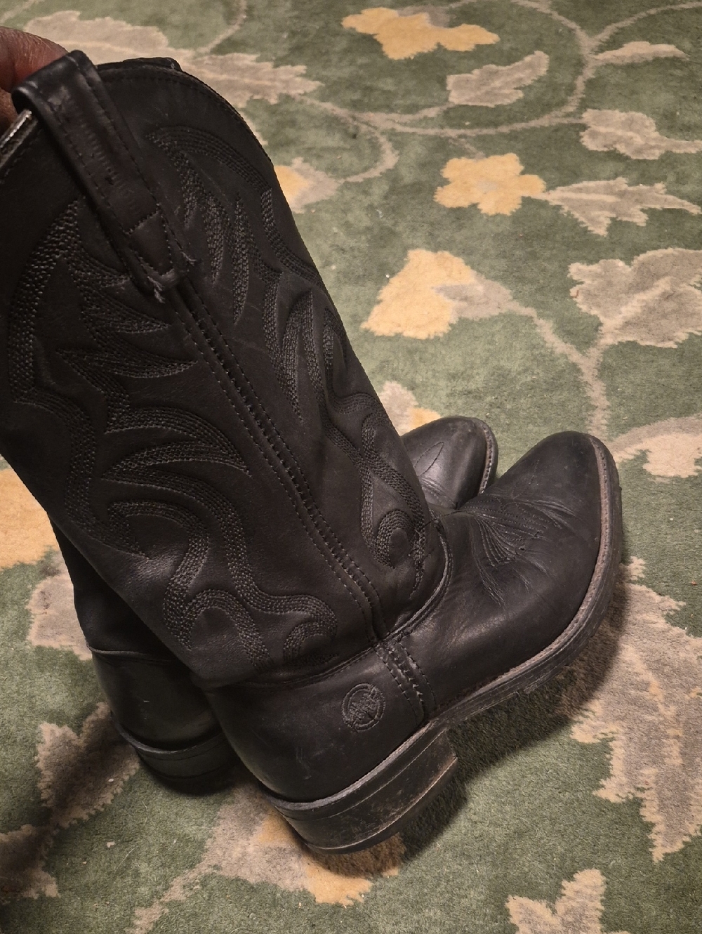 Double H Black Men's Western Boots